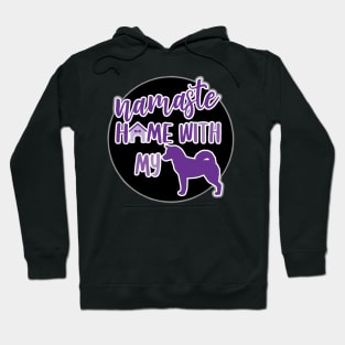 Namaste Home With My Shiba Inu Hoodie